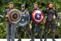 Including many versions of the captain america stock image Including many versions of the captain america stock image