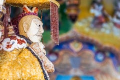 Beautiful Chinese god statue royalty free stock images Beautiful Chinese god statue royalty free stock images