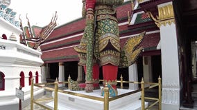 Giant Statues in temple of Thailand Arts and culture architecture