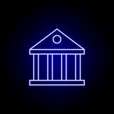 banka budynku ikona w neonowym stylu Element finansowa ilustracja Znaki i symbol ikona mog? u?ywa? dla sieci, logo, mobilny app, ilustracji banka budynku ikona w neonowym stylu Element finansowa ilustracja Znaki i symbol ikona mog? u?ywa? dla sieci, logo, mobilny app, ilustracji