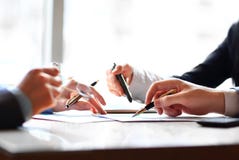 Bankrörelseaffär eller finansiellt analyticsskrivbord