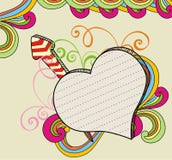 Banner Love Doodle Royalty Free Stock Photography Banner Love Doodle Royalty Free Stock Photography