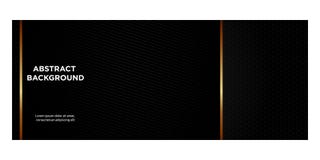 Bannières noires et gradient d'or pour l'en-tête website_08 illustration de vecteur Bannières noires et gradient d'or pour l'en-tête website_08 illustration de vecteur