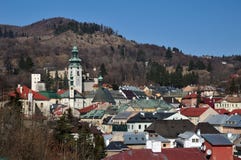 Banska Stiavnica dziejowy górniczy grodzki Sistani Zdjęcie Royalty Free Banska Stiavnica dziejowy górniczy grodzki Sistani Zdjęcie Royalty Free