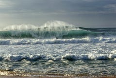 Banzai Pipeline, O'ahu's North Shore, Hawaii royalty free stock image Banzai Pipeline, O'ahu's North Shore, Hawaii royalty free stock image