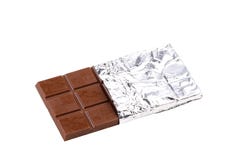 Bar Of Chocolate In Foil. Stock Image