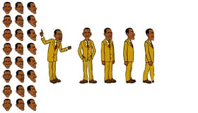 Barack Obama stock de ilustración Barack Obama stock de ilustración