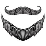 Barba dettagliata isolata illustrazione vettoriale Barba dettagliata isolata illustrazione vettoriale