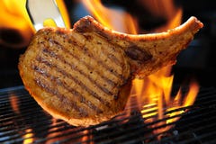 Free Barbecue Pork Chop Stock Photography - 30007702