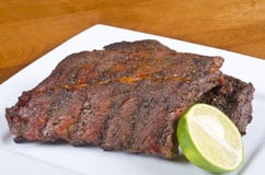 Barbecued Pork Back Ribs Stock Images Barbecued Pork Back Ribs Stock Images