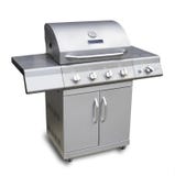 Barbeque gas grill, isolated