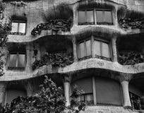 Barcellona, Spagna, molla: architettura urbana nel centro urbano immagini stock libere da diritti Barcellona, Spagna, molla: architettura urbana nel centro urbano immagini stock libere da diritti