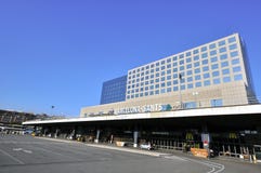 Barcelona Sants railway station Stock Photo Barcelona Sants railway station Stock Photo