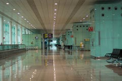 Barcelona, Spain - March 04, 2019 - Departure lounge in an airport royalty free stock photography Barcelona, Spain - March 04, 2019 - Departure lounge in an airport royalty free stock photography