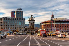 Placa Espanya in Barcelona, Catalonia, Spain Royalty Free Stock Photos Placa Espanya in Barcelona, Catalonia, Spain Royalty Free Stock Photos