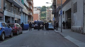 Barcelone, Espagne 12 21 2018 : Soulèvement nationaliste catalan contre le gouvernement et la police de l'Espagne à Barcelone clips vidéos Barcelone, Espagne 12 21 2018 : Soulèvement nationaliste catalan contre le gouvernement et la police de l'Espagne à Barcelone clips vidéos
