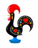 Barcelos portuguese rooster. vector illustration Barcelos portuguese rooster. vector illustration