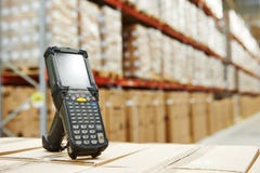 Barcodescanner am Lager