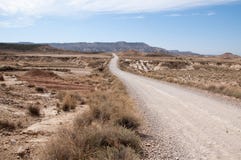 Bardenas Reales de Navarra en Espagne image libre de droits Bardenas Reales de Navarra en Espagne image libre de droits