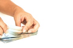 Bargeldzählung lizenzfreies stockfoto Bargeldzählung lizenzfreies stockfoto