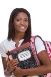 barn för afrikansk amerikanhögskolestudentkvinna arkivbild barn för afrikansk amerikanhögskolestudentkvinna arkivbild