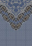 Barocka geometriska linjer för barock blå design vektor illustrationer Barocka geometriska linjer för barock blå design vektor illustrationer