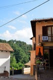 Barolo, province of Cuneo, Piedmont, Italy. July 2018. The alleys of the old town stock images Barolo, province of Cuneo, Piedmont, Italy. July 2018. The alleys of the old town stock images