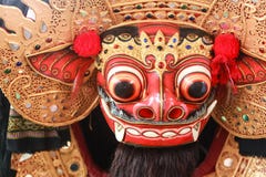 Barongmasker, Ondertekening van Balinese Cultuur stock afbeeldingen Barongmasker, Ondertekening van Balinese Cultuur stock afbeeldingen