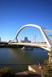 Barqueta most, Seville, Hiszpania obrazy stock Barqueta most, Seville, Hiszpania obrazy stock