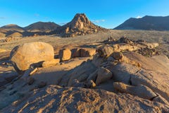 Barren Rock Country Royalty Free Stock Photography
