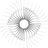 Barstende radiale lijnen Vervormde stralen, stralen abstracte illustrati vector illustratie Barstende radiale lijnen Vervormde stralen, stralen abstracte illustrati vector illustratie
