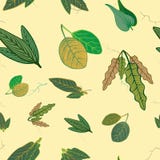 Desert Blown Leaves. royalty free illustration Desert Blown Leaves. royalty free illustration