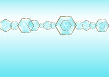 Abstract Shining Diamonds Line in Pastel Blue Background royalty free illustration Abstract Shining Diamonds Line in Pastel Blue Background royalty free illustration
