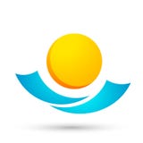 Moon globe logo icon vector element for web design mobile and infographics Computer concept on white background royalty free illustration Moon globe logo icon vector element for web design mobile and infographics Computer concept on white background royalty free illustration