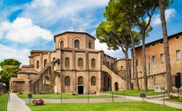 Basilica di San Vitale in Ravenna, Italien stockbilder Basilica di San Vitale in Ravenna, Italien stockbilder