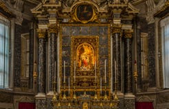 Basilica Of San Domenico - Rosary Chapel In Bologna Royalty Free Stock Photography