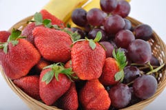 Basket Of Fruits Royalty Free Stock Images