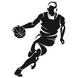 Basketball player, silhouette