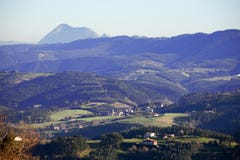 Basque Country valley in Bizkaia