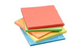 Batch Of Colorful Paper Royalty Free Stock Images