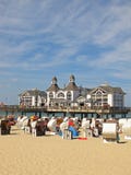 Bath house in Sellin, Baltic Sea Royalty Free Stock Photos Bath house in Sellin, Baltic Sea Royalty Free Stock Photos
