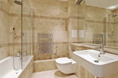 Bathroom With Marble Royalty Free Stock Photography Bathroom With Marble Royalty Free Stock Photography