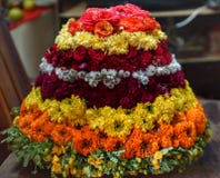 Bathukamma zdjęcia stock Bathukamma zdjęcia stock