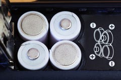 Batterie in camera Immagini Stock Batterie in camera Immagini Stock
