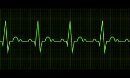 Battimento di cuore cardiogram Ciclo cardiaco illustrazione vettoriale Battimento di cuore cardiogram Ciclo cardiaco illustrazione vettoriale