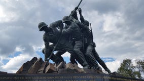 Battle of Iwo Jima stock image Battle of Iwo Jima stock image