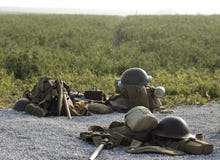 battlefield british helmets kits somme wwi στοκ φωτογραφία με δικαίωμα ελεύθερης χρήσης battlefield british helmets kits somme wwi στοκ φωτογραφία με δικαίωμα ελεύθερης χρήσης