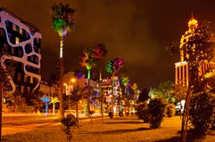 Batumi la nuit photos stock Batumi la nuit photos stock