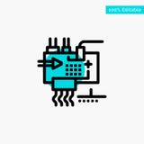 Bauen Sie zusammen, fertigen Sie, Elektronik, Technik, Teiltürkishöhepunktkreispunkt Vektorikone besonders an stock abbildung Bauen Sie zusammen, fertigen Sie, Elektronik, Technik, Teiltürkishöhepunktkreispunkt Vektorikone besonders an stock abbildung