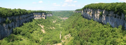Baume-les-Messieurs in the Jura stock photo Baume-les-Messieurs in the Jura stock photo